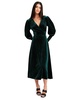 Women's Current Mood Velvet Wrap Dress