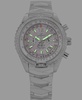Women's Jackie Chronograph Multifunctional Silver-Tone Stainless Steel Bracelet Watch 41-1/2mm