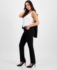 Petite Lexington Mid-Rise Straight-Leg Pants