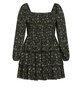 Plus Size Dahlia Mini Print Dress