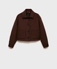 Women's Pockets Detail Wool-Blend Jacket