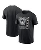 Men's Black Las Vegas Raiders Lockup Essential T-shirt