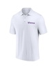 Men's White, Purple Minnesota Vikings Lockup Two-Pack Polo Shirt Set