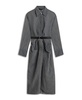 Women's Striped Sheer Shirt Dress