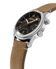 Men's Swiss Automatic Seastrong Diver Brown Leather Strap Watch 42mm