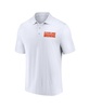 Men's White, Brown Cleveland Browns Lockup Two-Pack Polo Shirt Set