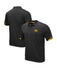 Men's Black Iowa Hawkeyes Big and Tall Santry Polo Shirt