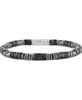 Men's Marine Star Beaded Bracelet in Sterling Silver