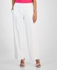 Women's Crepe Pull-On Wide-Leg Pants, Regular & Petite Sizes
