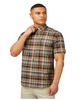 Men's Gradient Check Short Sleeve Shirt