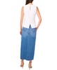 Women's Textured Keyhole Back Sleeveless Top