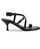 Women's Hanni Strappy Square Toe Kitten Heel Sandals