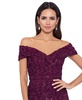 Petite Off-The-Shoulder Lace Gown