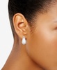 18K Gold Plated or Silver Teardrop Small Teardrop Stud Earrings