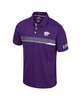 Men's Purple Kansas State Wildcats No Problemo Polo Shirt