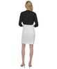 Women's Shawl-Collar Open-Front 3/4-Sleeve Bolero