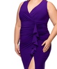 Plus Size V-Neck Gown