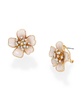 Faux Stone Flower Stud Earrings
