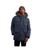 Men's Soren Mid Length Parka with Detachable Faux Fur Trim