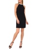 Women's Faux-Pearl-Collar A-Line Mini Dress
