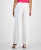 Women's Crepe Pull-On Wide-Leg Pants, Regular & Petite Sizes