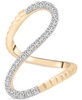 Diamond Infinity Statement Ring (1/2 ct. t.w.) in Gold Vermeil or Sterling Silver, Created for Macy's