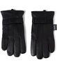 Mens Gloves Dressy Genuine Leather Warm Thermal Lined Wrist Strap