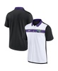 Men's White, Black Tampa Bay Rays Rewind Stripe Polo Shirt