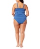 Plus Size Shirred Tankini Top