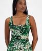 Women's Printed Mesh Sheath Dress, Exclusively at Macy's 