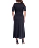 Women's Cut Out Shoulder A-Line Floor Length Dress