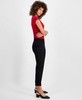 Women's Mid Rise Straight Leg Pull-On Pants