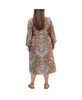 Plus Size Mysteria Print Dress