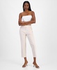 Women's Striped Straight-Leg Cropped Pants, Exclusively at Macy's