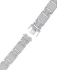 Men's Diamond Pavé Square Link Bracelet (6-1/2 ct. t.w.) in 10k White Gold