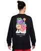 Women's Cotton Graphic Crewneck Long-Sleeve T-Shirt
