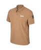 Men's Khaki Wisconsin Badgers OHT Appreciation Cloud Jersey Desert Polo Shirt