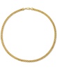 Polished Bismark Link 18" Statement Necklace in 10k Gold