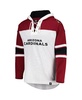 Men's Arizona Cardinals Heather Gray Gridiron Lace-Up Pullover Hoodie