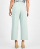 Petite Wide-Leg Tie-Front Pull-On Pants