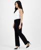 Petite Pull-On Side-Tab Trousers 