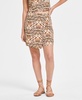 Women's Printed Fold-Front Skort, Exclusively at Macy's