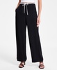 Women's High-Rise Double-Waistband Pants, Exclusively at Macy's 