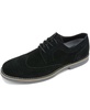 Beau Mens Dress Shoes Genuine Suede Wingtip Brogue Lace Up Oxfords