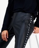 Petite Studded Faux-Leather Leggings, Created for Macy's