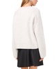 Women's Crew Neck Raglan Wide-Sleeve Sweater