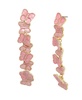 Pink Sweetheart Butterfly Linear Earrings