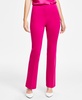 Women's Compressor Fly-Front Flare-Leg Pants, Created for Macy's