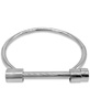 14k Gold-Plated Screw Closure Bangle Bracelet