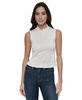 Women's Sequin Smocked Sleeveless Top